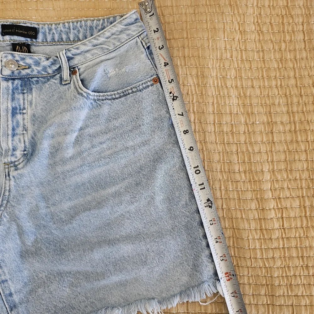 House Of Harlow‎ 1960 Button Fly High Rise Jean Shorts Women's 29